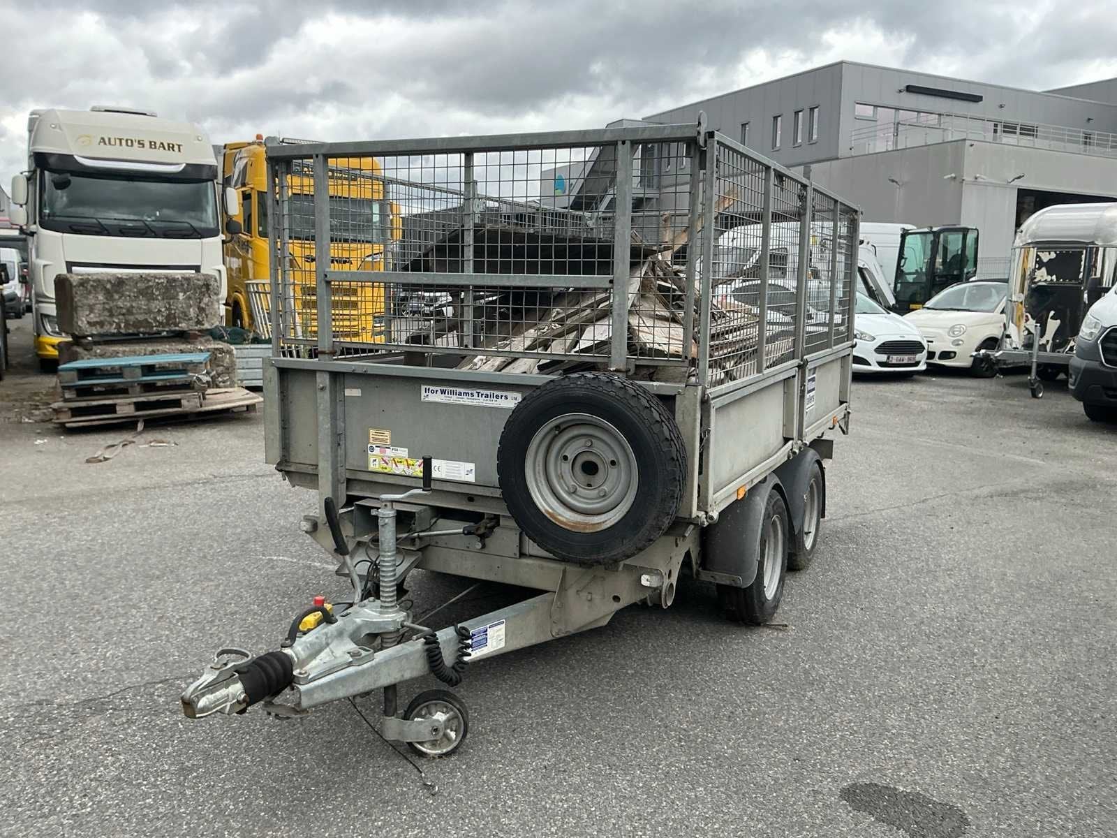 I For Williams 2CB 2-assige aanhangwagen met elektrische kie, Gebruikt