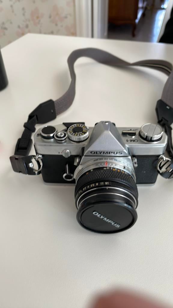 Fototoestel olympus. OM 1, Enlèvement, Comme neuf, Olympus