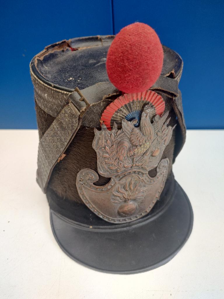 Franse shako # 3 , Garde National, Collections, Objets militaires | Général, Envoi