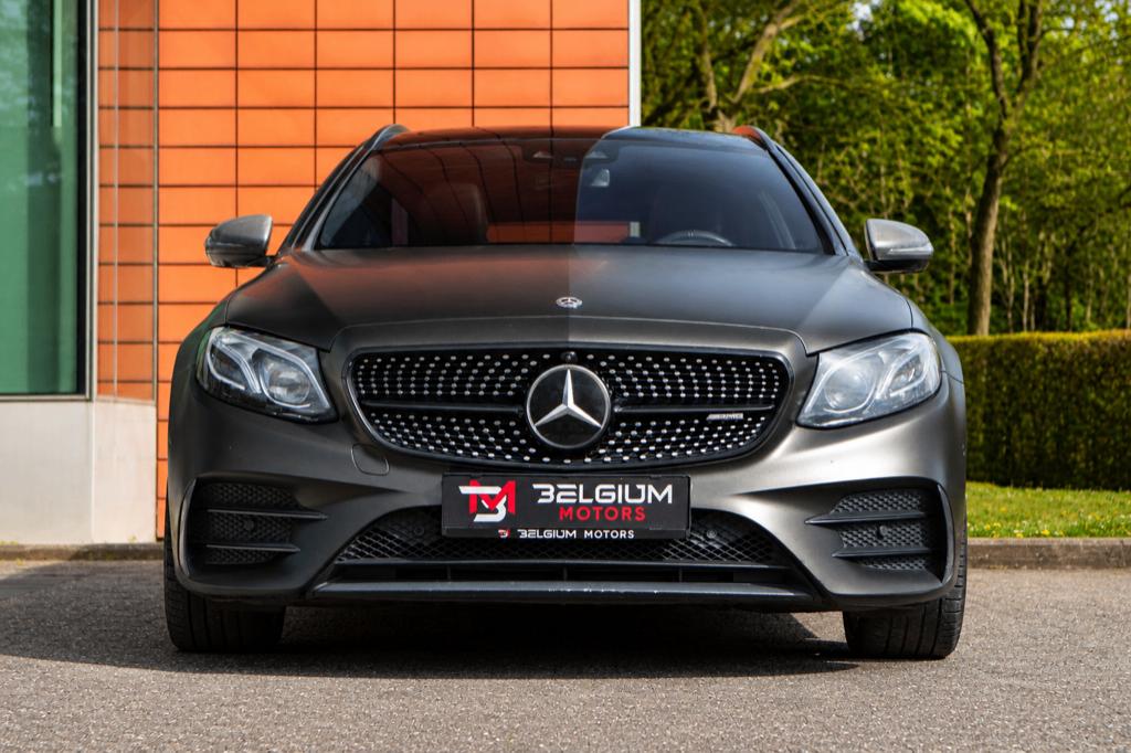 Mercedes-Benz E 43 AMG - 4-Matic - Volledige optie, Auto's, Automaat, Zwart, Leder, Bedrijf