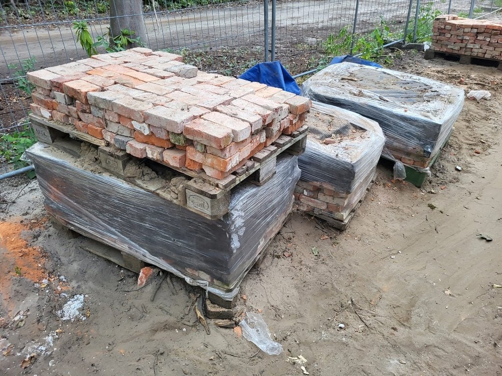 gevelsteen beerse recup - 2750 stuks, Enlèvement, Utilisé, Briques