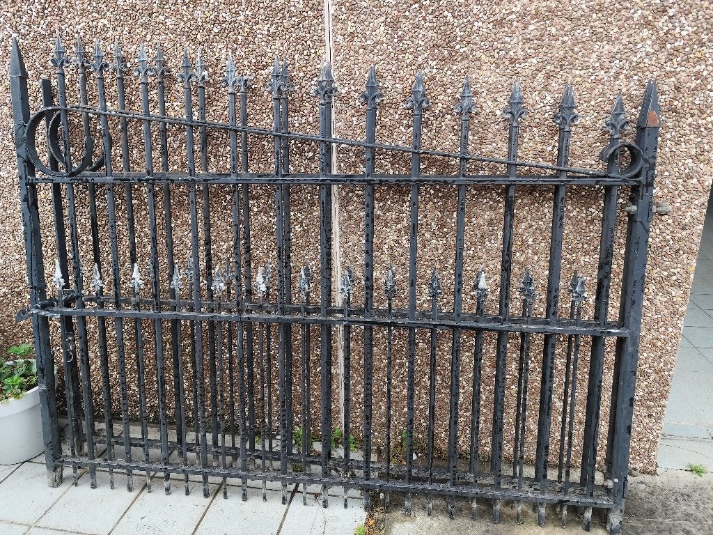 Smeedijzeren poort, Tuin en Terras, Ophalen, Gebruikt, IJzer