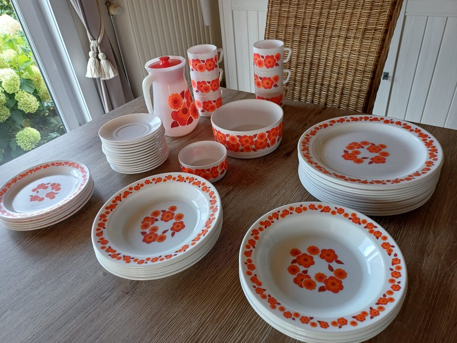 Vintage servies Acropal, Ophalen