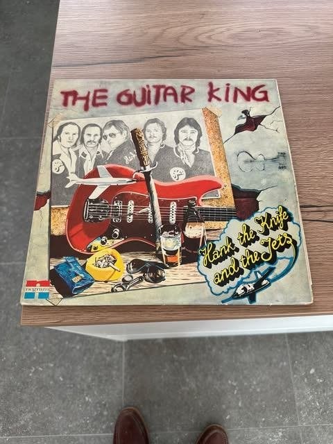 vinyl LP the guitar king, Cd's en Dvd's, LP, Gebruikt, Ophalen of Verzenden, Beschermende buitenhoes
