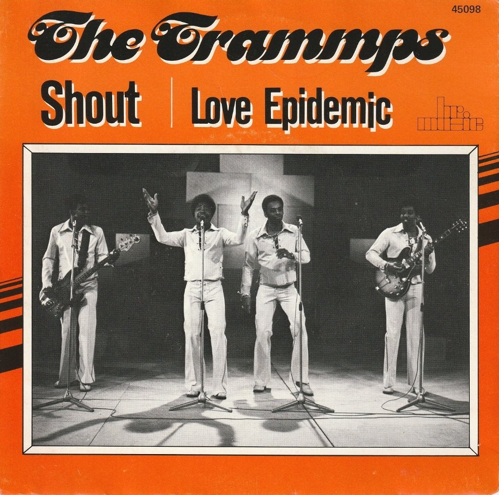 The Trammps - Shout / Love epidemic, Verzenden, 7 inch, Zo goed als nieuw, Fotohoes