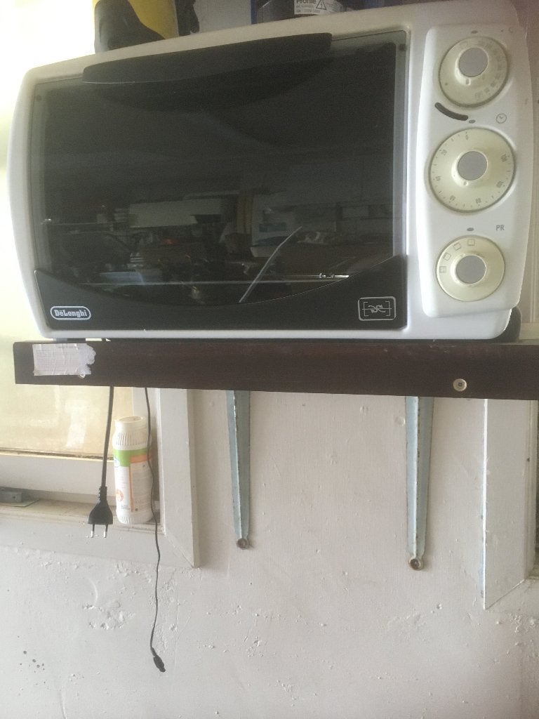 bak en grill oven met draaispit Delonghi, Elektronische apparatuur, Ophalen, Minder dan 45 cm, Oven, Gebruikt