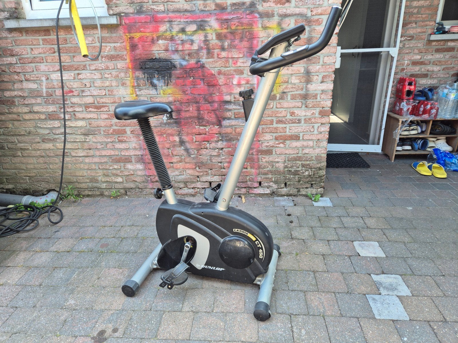 Hometrainer Dunlop, Sports & Fitness, Appareils de fitness, Enlèvement, Vélo d'appartement