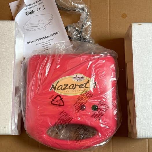 Monsieur Neuf sandwichmaker met pakje Nazareth, Ophalen of Verzenden, Nieuw