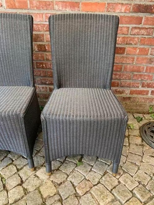 2 chaises ou chaises de jardin Vincent Sheppard gris-bleu -, Maison & Meubles, Chaises, Enlèvement