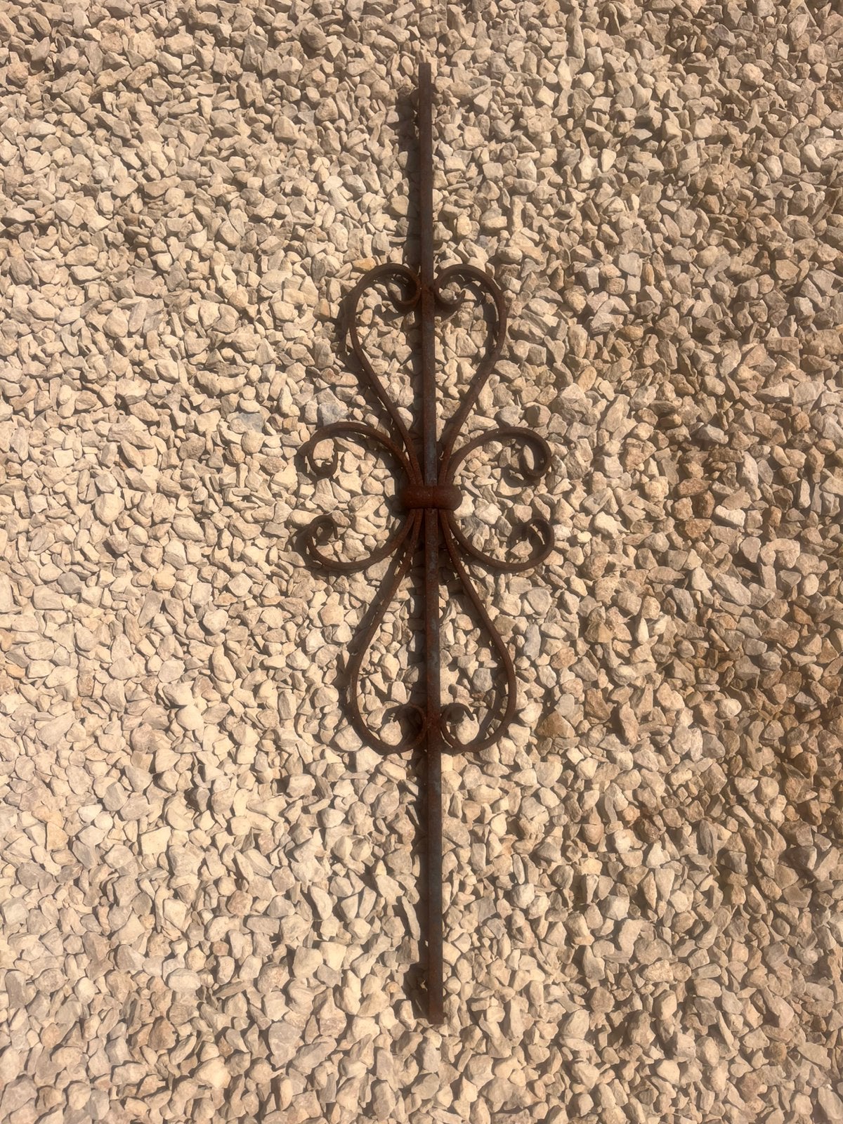 Smeedijzeren Trapspijl met Sierlijke Kruldetails, Ophalen