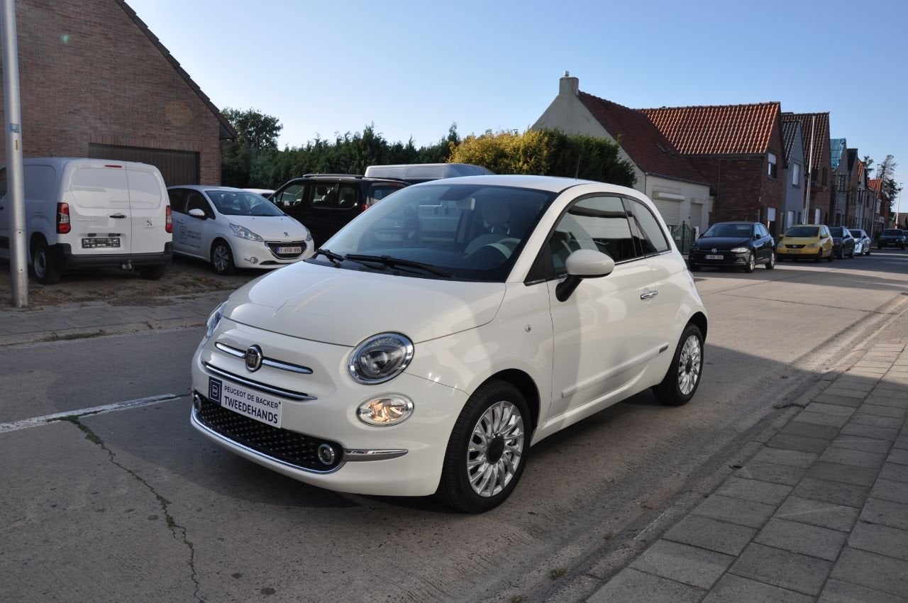 Fiat 500 Lounge (bj 2019), Auto's, Fiat, Voorwielaandrijving, 4 zetels, Stof, Gebruikt