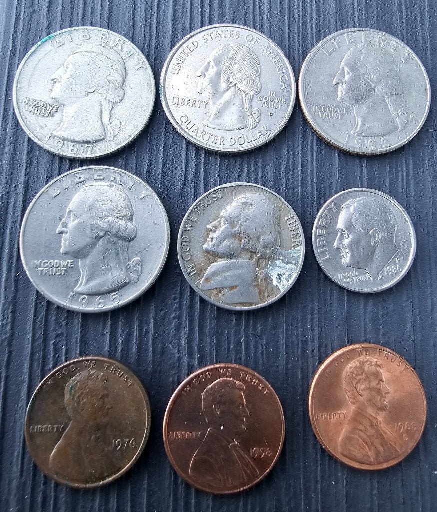 9 x USA munten, Postzegels en Munten, Munten | Amerika, Ophalen of Verzenden, Midden-Amerika, Setje