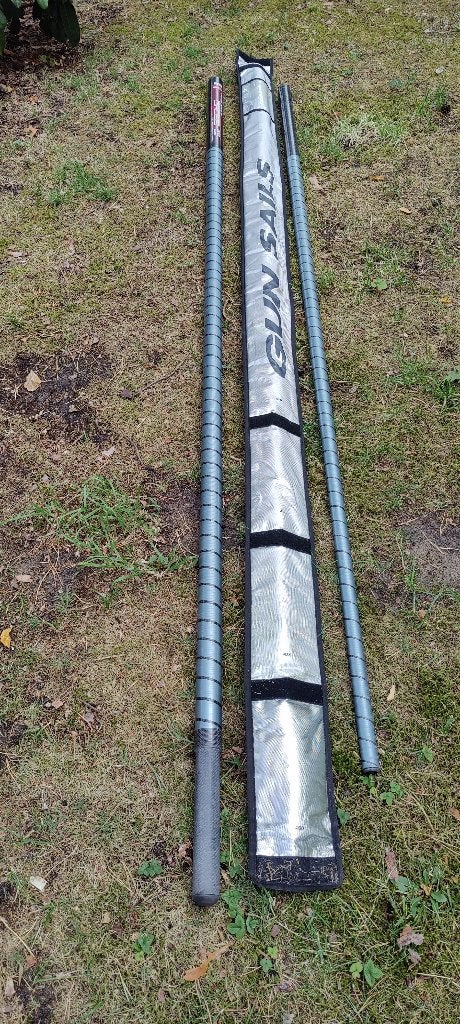460 50 %carbon mast, Ophalen, Gebruikt, Gunsails, Mast