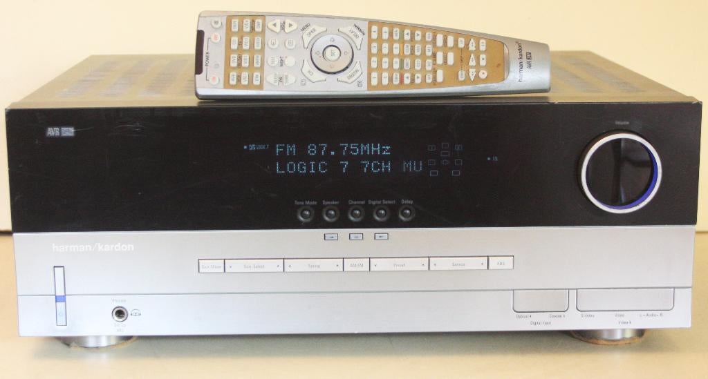 Harman Kardon AVR 240 Versterker Receiver Met Afstandsbd, Ophalen of Verzenden, Zo goed als nieuw, 120 watt of meer