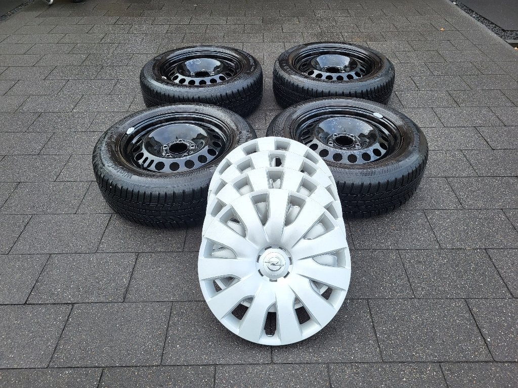 Opel Astra J Winterset met Conti banden, Pneus et Jantes, Pneus hiver, 16 pouces, Véhicule de tourisme