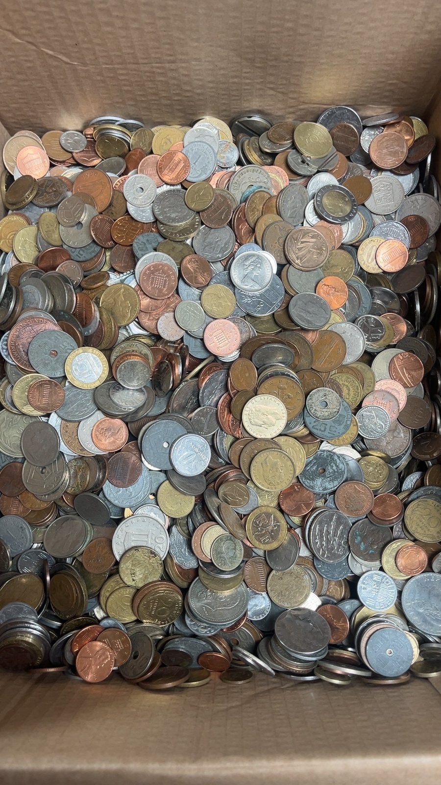 Collection de pièces du monde de 10 kg depuis le grenier, Enlèvement ou Envoi, Monnaie