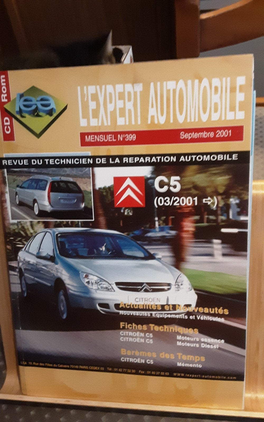 Citroën c5 vanaf 03/2001 l expert automobille, Boeken, Auto's | Boeken, Ophalen of Verzenden, Citroën