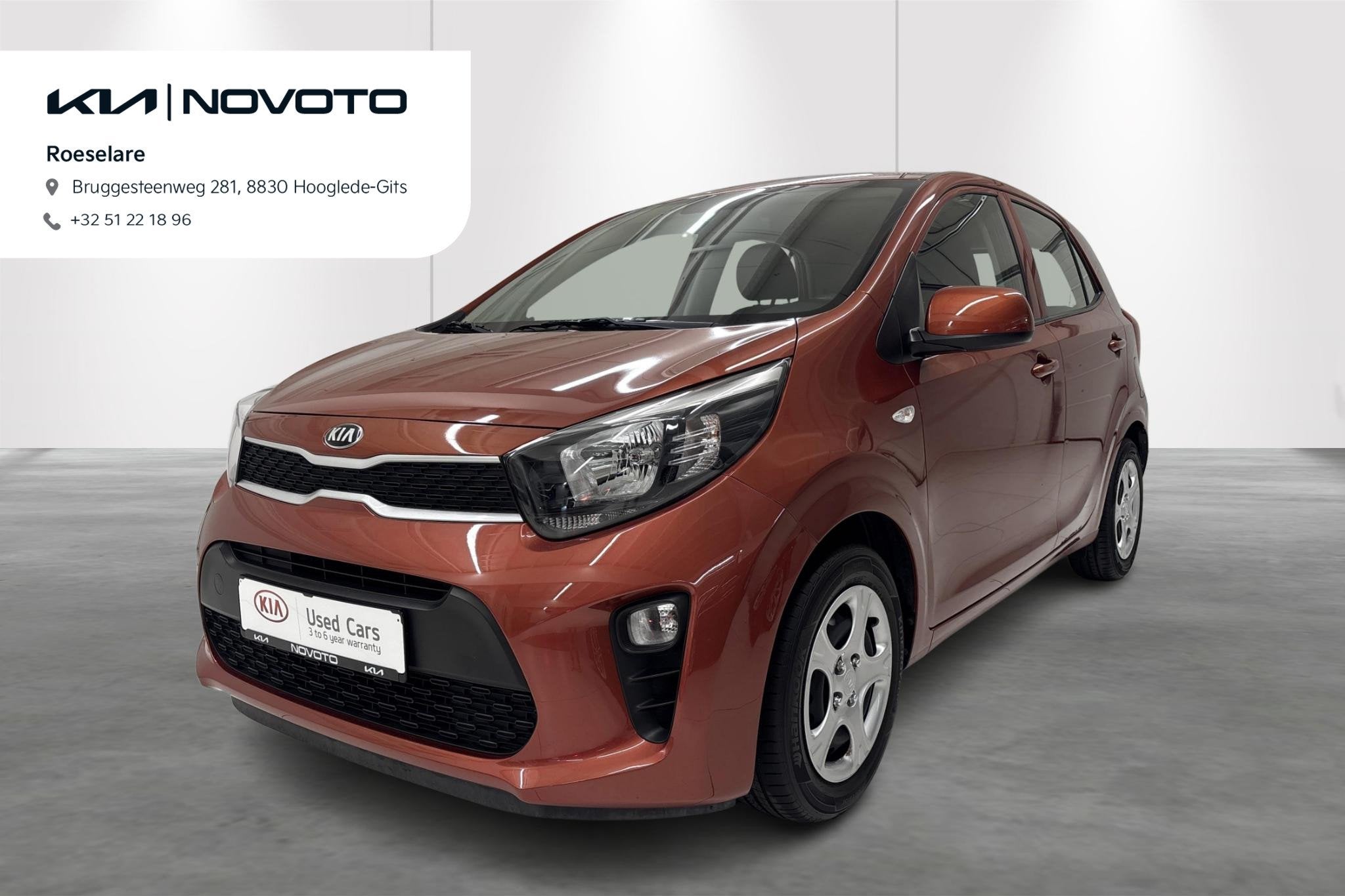 KIA Picanto Easy 1.0, Auto's, Kia, Voorwielaandrijving, Stof, Gebruikt, Overige kleuren