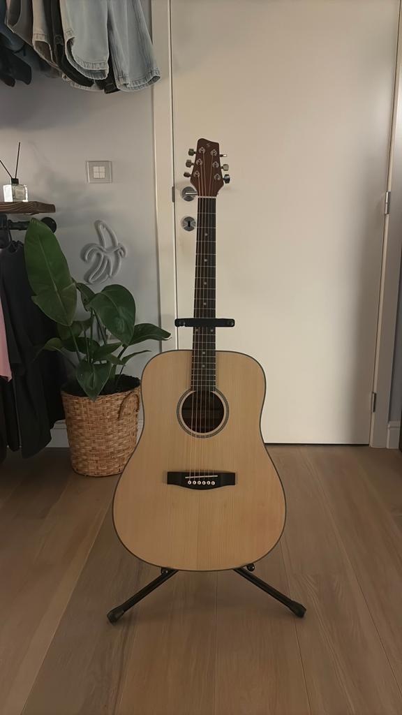 Gitaar Akoestisch, Muziek en Instrumenten, Snaarinstrumenten | Gitaren | Akoestisch, Ophalen, Zo goed als nieuw, Western- of Steelstringgitaar