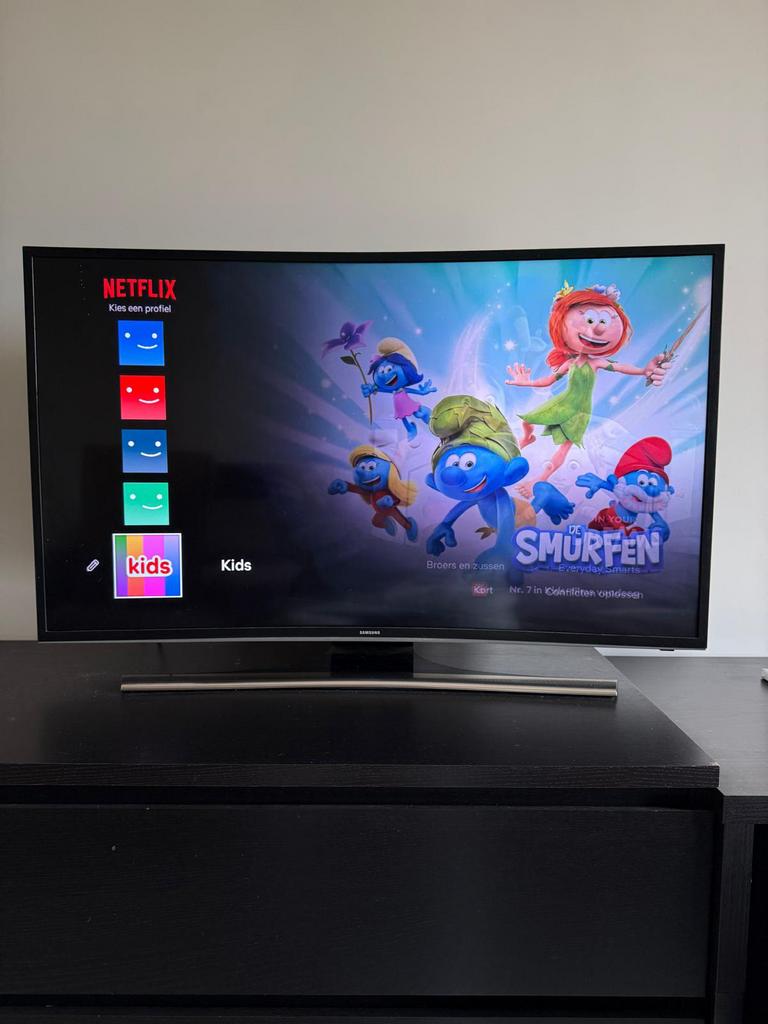 Curved samsung TV, Audio, Tv en Foto, Televisies, Ophalen, Zo goed als nieuw, Samsung