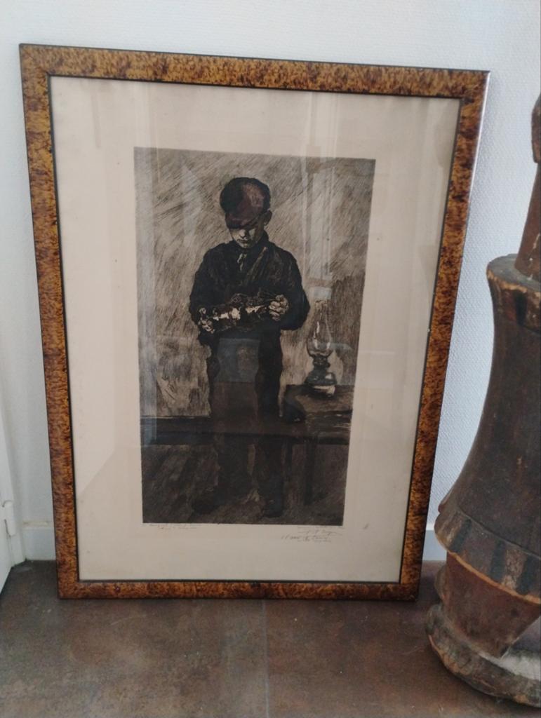 James Ensor, Antiek en Kunst, Ophalen, Ets