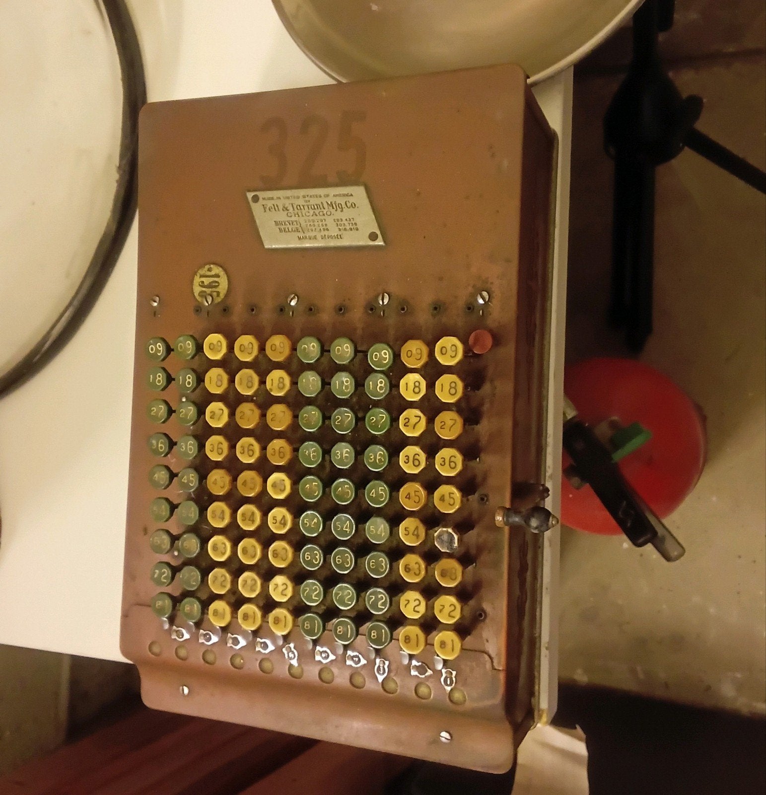 Ancestor USA rekenmachine met microprocessor