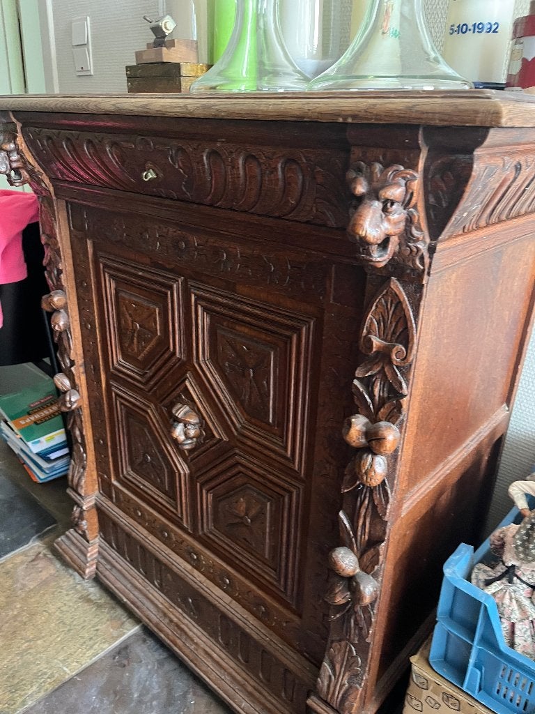 Oude meubel , klein, Antiek en Kunst, Antiek | Meubels | Kasten, Ophalen