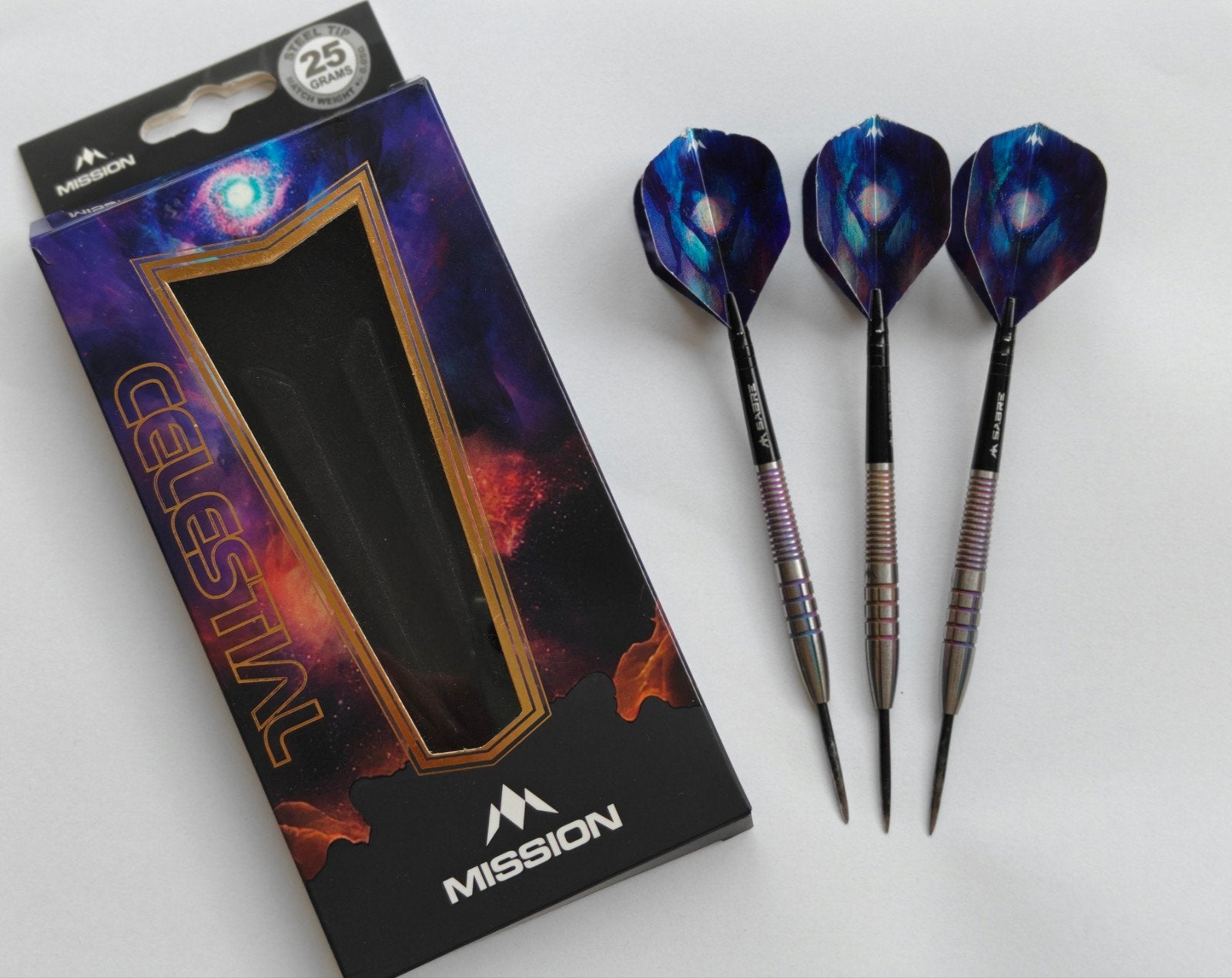 Mission Celestial 25 gram, Sport en Fitness, Ophalen of Verzenden, Gebruikt, Pijlen