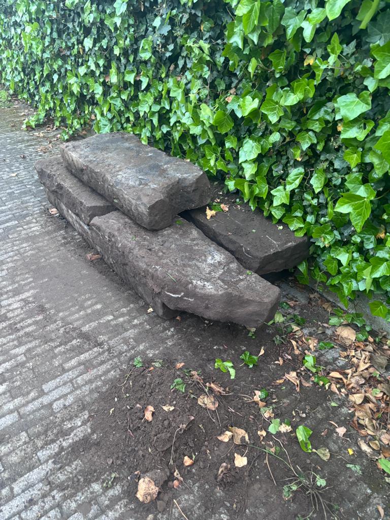 Prachtige blauwe steen, Tuin en Terras, Ophalen, Gebruikt, Overige typen, Natuursteen