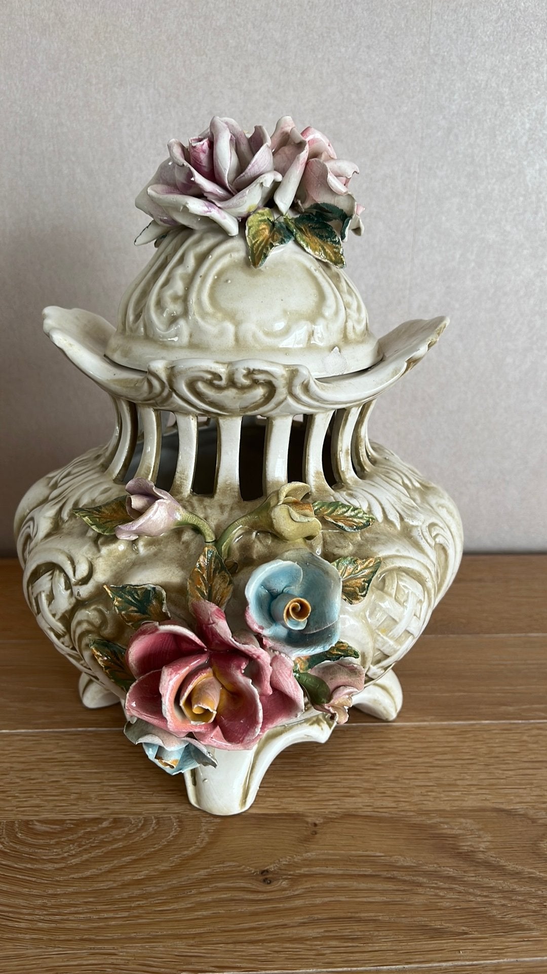 Dekselvaas Capodimonte, Ophalen of Verzenden