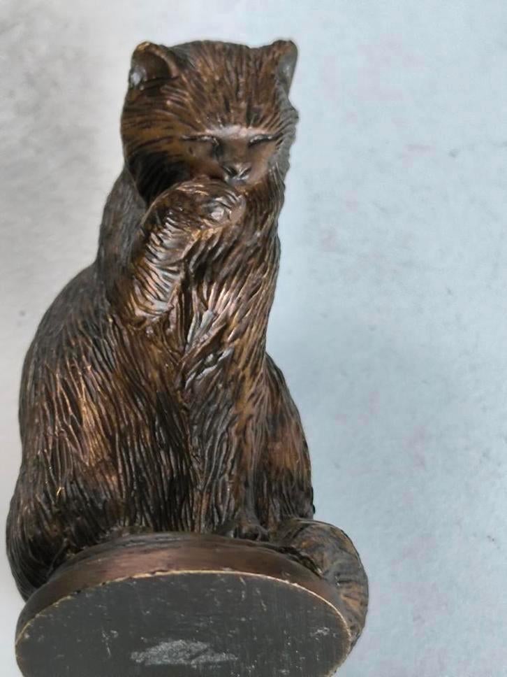 Franklin Mint, tinnen kat, Antiek en Kunst, Ophalen of Verzenden
