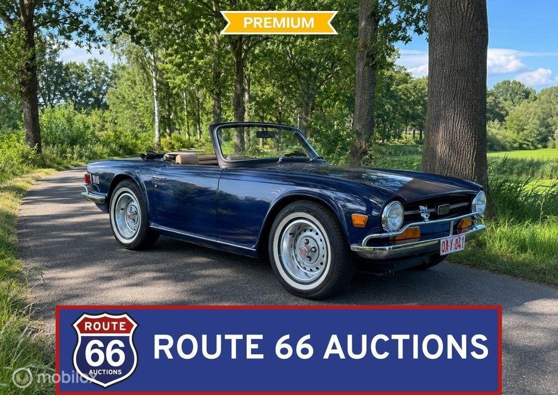 Triumph TR6 | 1970 | Route 66 Auctions, Achat, Entreprise, Boîte manuelle, Triumph