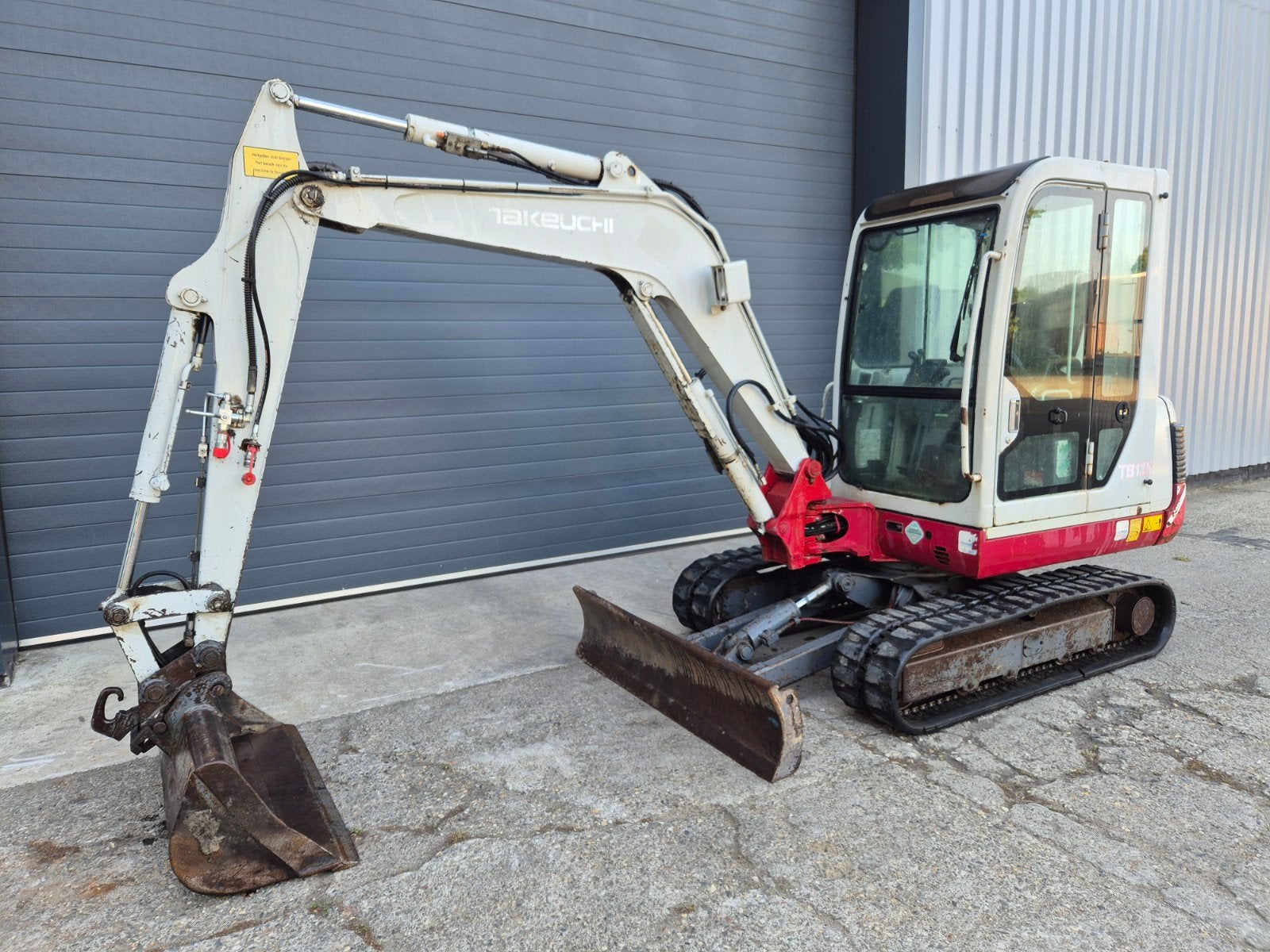 Takeuchi TB135 Graafmachine Minigraver, Zakelijke goederen, Ophalen
