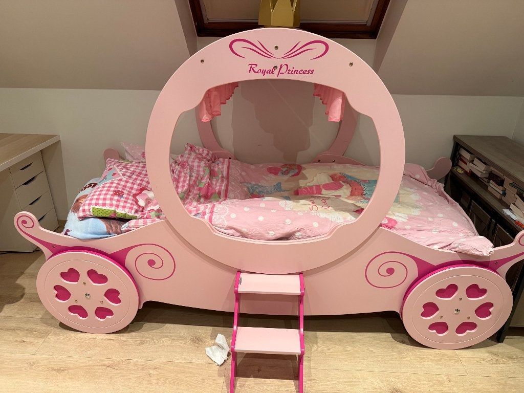 prinsessen bed, 85 tot 100 cm, Zo goed als nieuw, 180 cm of meer, Ophalen