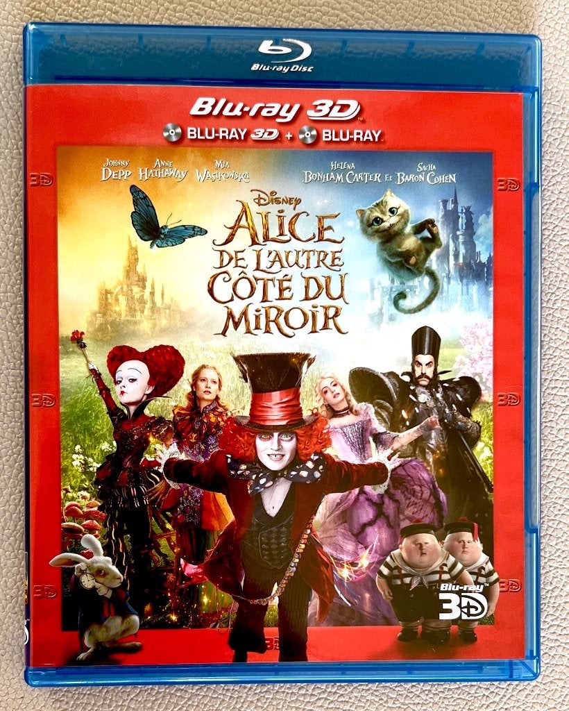 ALICE - De l'Autre Côté Du Miroir (3D + 2D) /// Comme Neuf, CD & DVD, Enlèvement ou Envoi, Film, Comme neuf, Enfants et Jeunesse