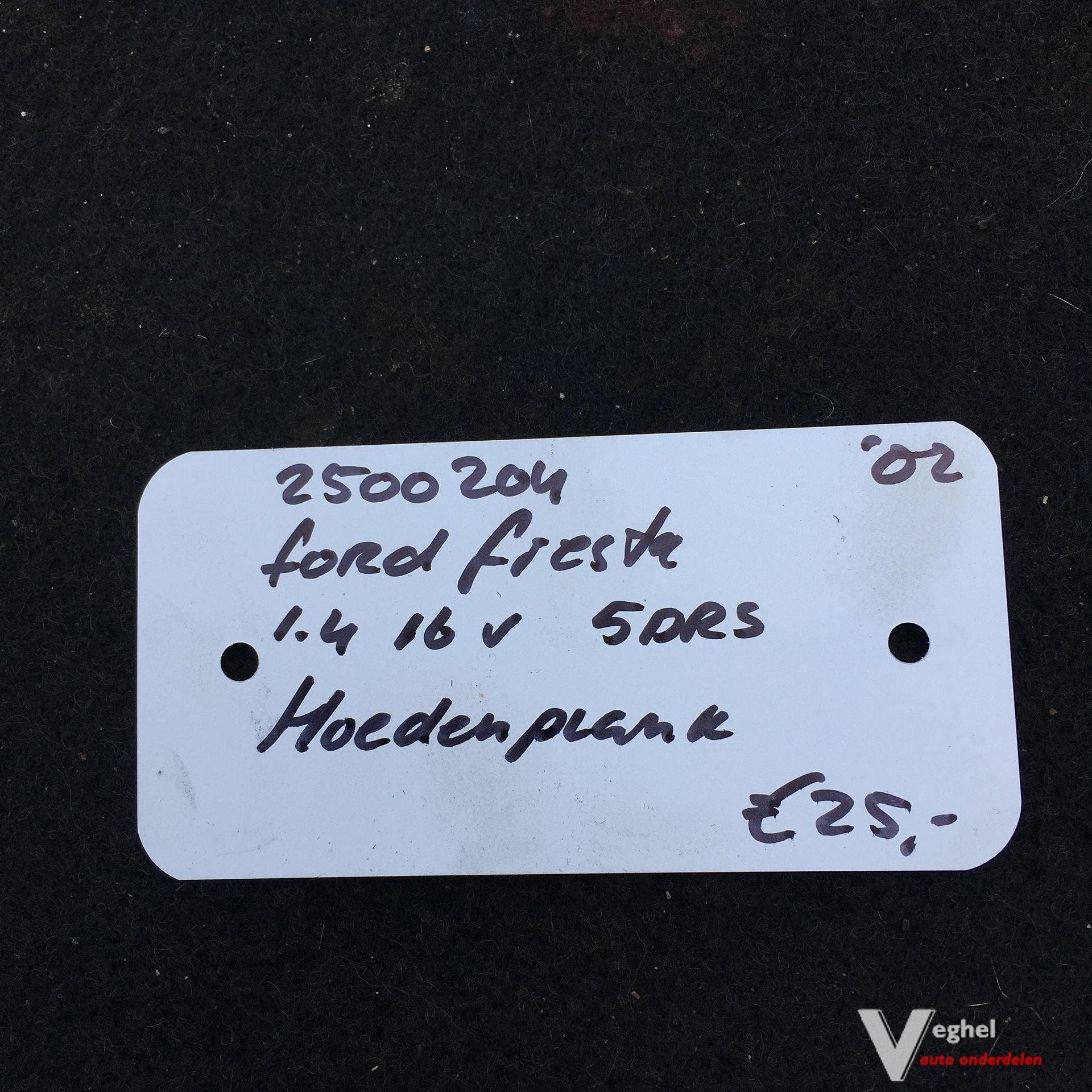 Ford Fiesta 1.4 16v 5drs  2002 2500204 Hoedenplank, -, -, Enlèvement, Utilisé