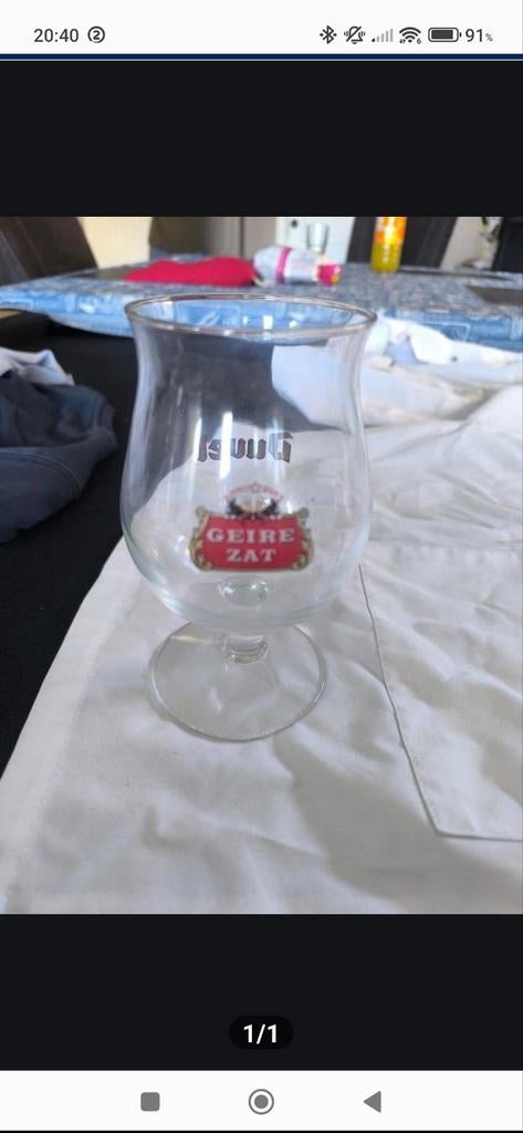 Duvel glas geire zat ., Ophalen, Duvel