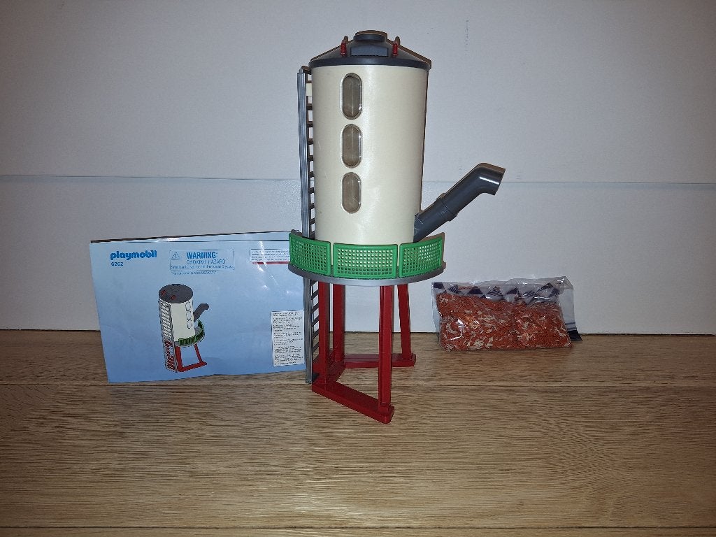 9 Playmobil Graansilo met graan 6262, Ophalen, Zo goed als nieuw, Los Playmobil