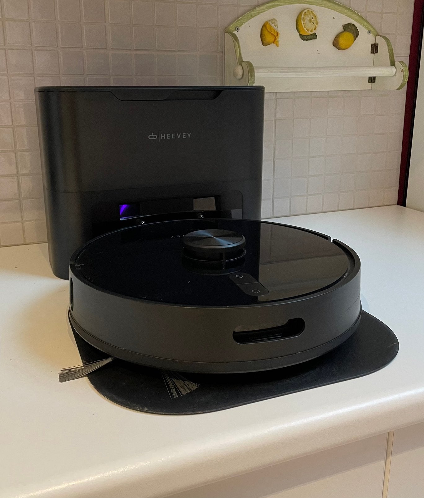 Aspirateur robot Heevey + fonction de nettoyage, Comme neuf, Aspirateur robot, Fonction serpillière, Autres marques