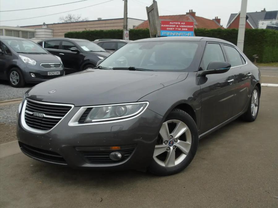 Saab 9-5 2.0 Tid4 *10/2010 *Ohboekje *Navi *Leder *EURO 5, Auto's, Saab, Voorwielaandrijving, Euro 5, 139 g/km, Zwart