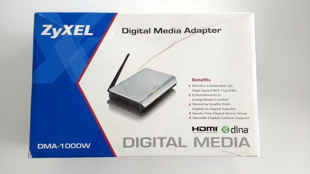Zyxel DMA-1000W digitale media player streamer, TV, Hi-fi & Vidéo, Lecteurs multimédias, Utilisé, HDMI, Enlèvement