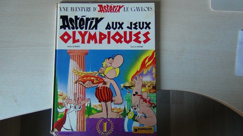BD Astérix au jeux olympiques, Eén stripboek, Ophalen of Verzenden, Zo goed als nieuw, Goscinny & Uderzo