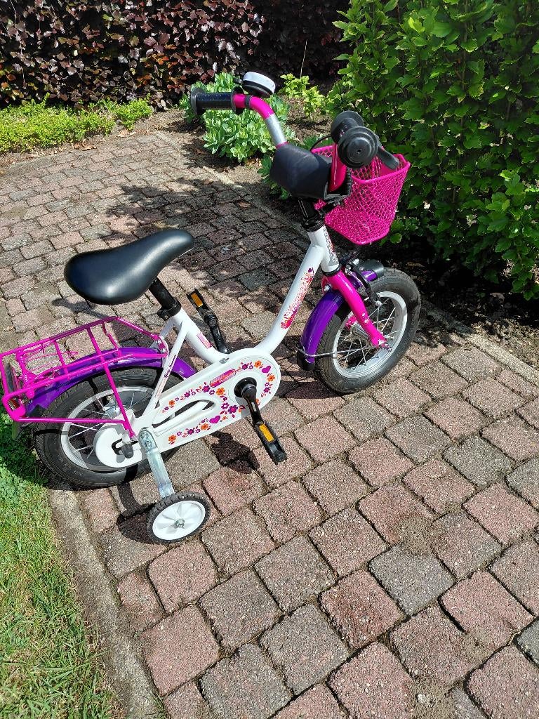kinderfiets 12 inch, Zijwieltjes, Velgrem, Ophalen, Overige merken