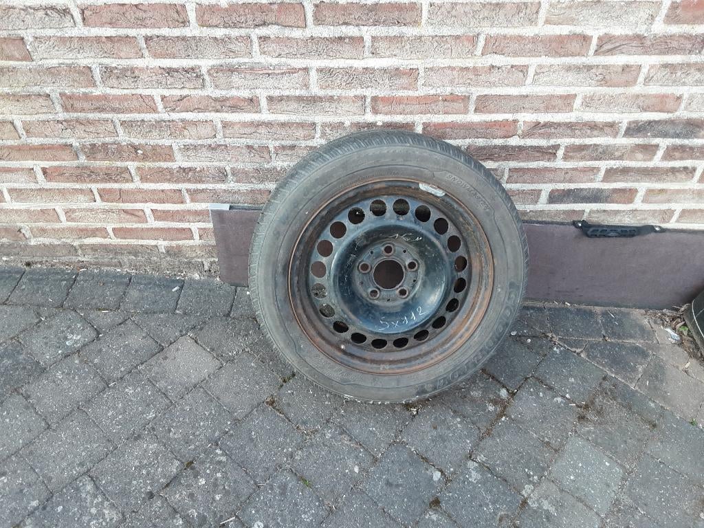1 jante tôle 16 pouce VW (5x112), Enlèvement, Utilisé