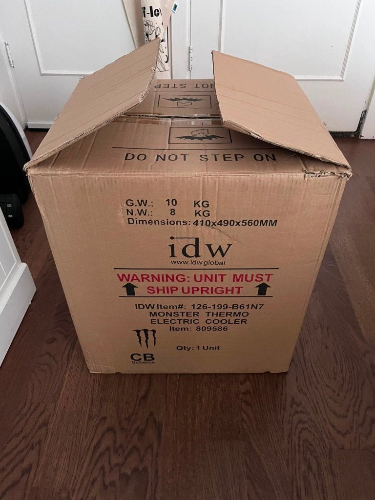 Hagelnieuwe Monster Energy Cargo koelkast, Zonder vriesvak, Nieuw, Ophalen of Verzenden, Minder dan 75 liter