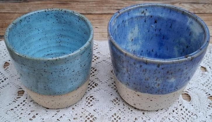 2 Keramieke bekers, BITA, Huis en Inrichting, Keuken | Servies, -, -, Ophalen of Verzenden, Zo goed als nieuw