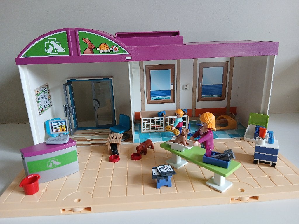 Playmobil dierenarts (meeneemkoffer), Kinderen en Baby's, Ophalen, Zo goed als nieuw