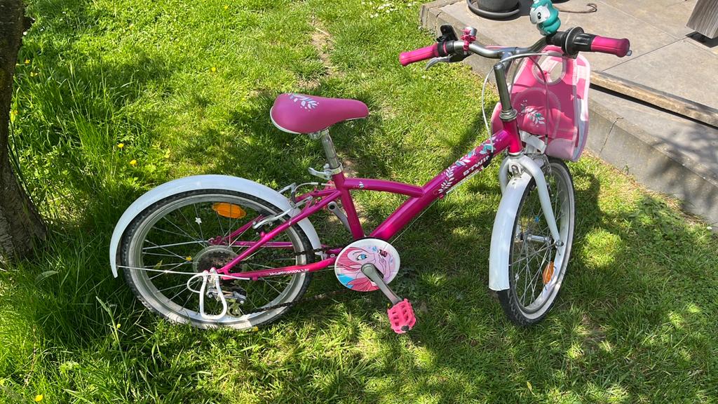 B-TWIN mistigirl meisjes fiets(6-9jaar), Ophalen, 20 inch, Versnellingen