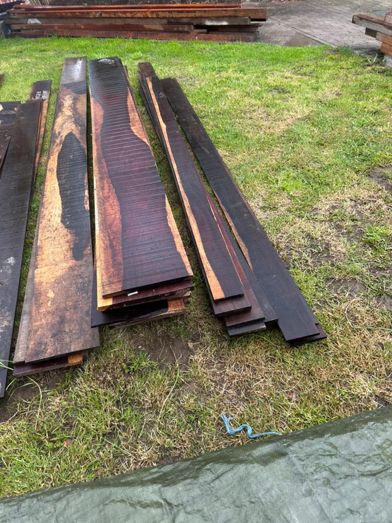 Lot  32 m2 Padoek planken ideal voor dieren hok  of  huis, Tuin en Terras, Ophalen, Zo goed als nieuw, Planken