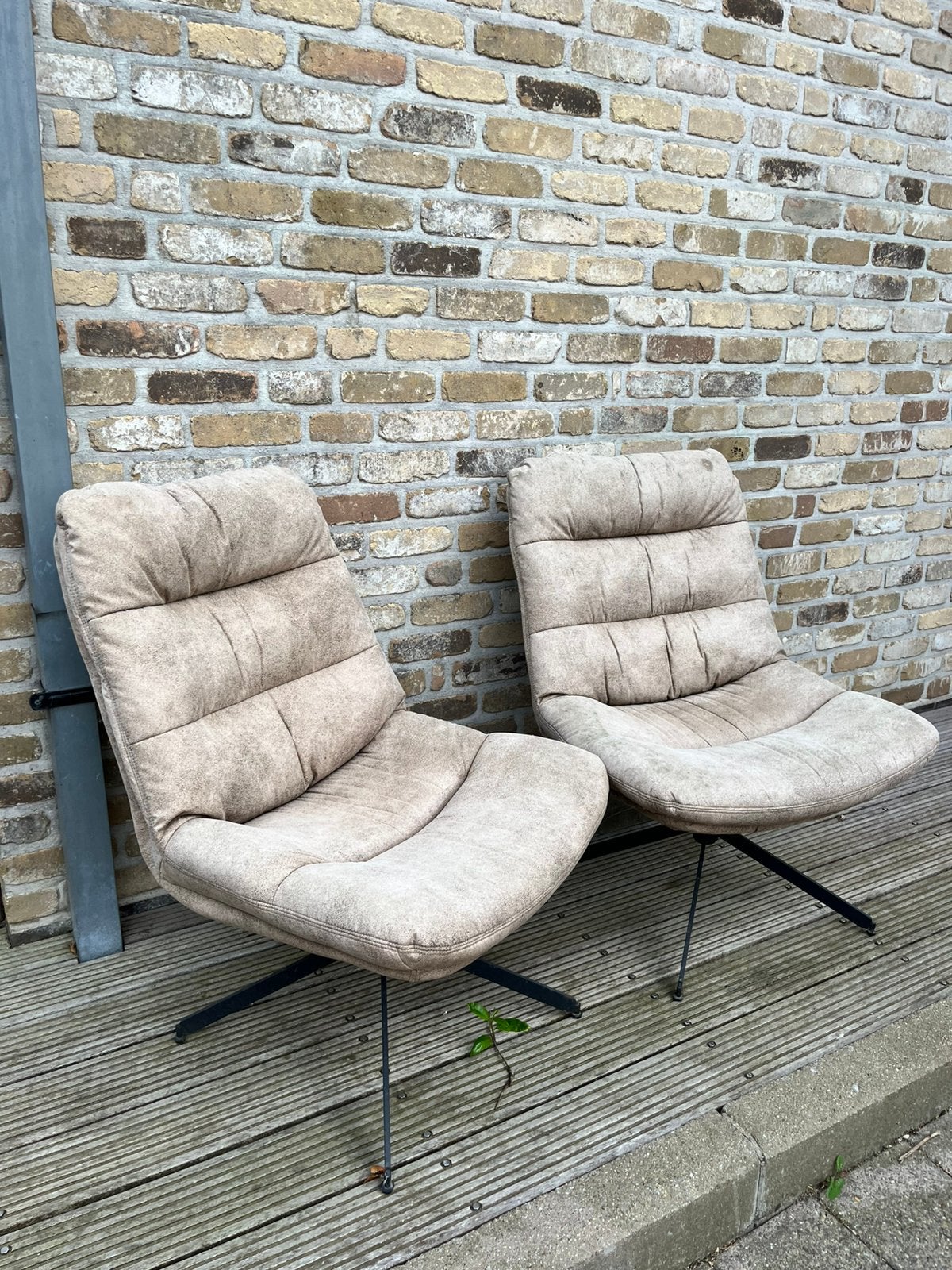 2 draaizetels van Weba.Worden nu nog verkocht.2 voor 30€. ., Maison & Meubles, Canapés | Sofas & Chaises Longues, Enlèvement, Utilisé